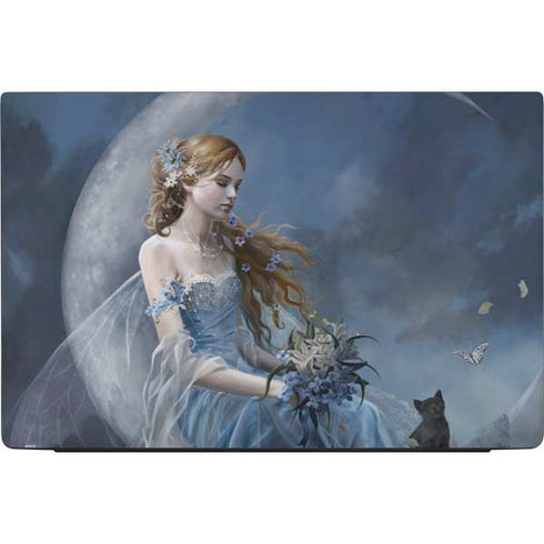 Fairy with Black Cat Sitting on Moon by Nene Thomas Dell Vostro Skin